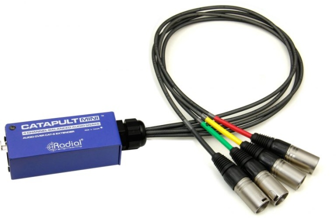 Adaptor audio - rețea Radial Engineering Catapult Mini RX