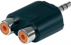 Adaptor Gewa Adaptor, 2x Cinch socket - 1x 3.5 mm stereo jack plug