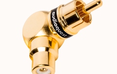 Adaptor mama RCA - tata RCA cu unghi 90 grade Audioquest M21F-90S