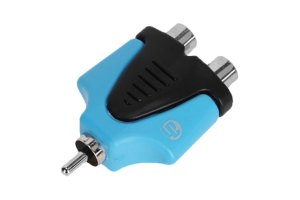 4Star AY RF2 RM2 BLU LINE 2 x RCA female x RCA male