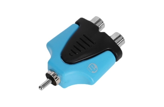 Adaptor RCA Adam Hall 4Star AY RF2 RM2 BLU LINE 2 x RCA female x RCA male