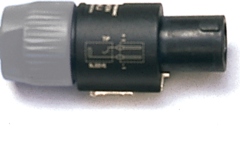 Adaptor Speakon - Jack Daddario SpeakOn Female - TRSf