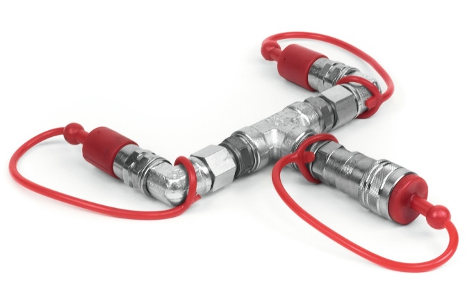 Adaptor TCM FX CO2 Splitter (2 CO2 Jets to 1 CO2 Bottle)