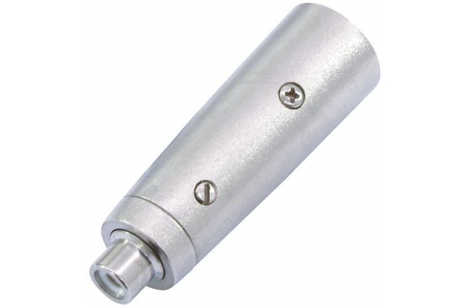 Adaptor XLRm - RCAf Omnitronic Adapter RCA(F)/XLR(M)