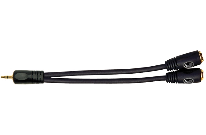 Adaptor Y Daddario 2 x mini TRSf- mini TRSm