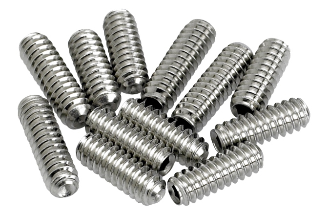 Ajustoare Fender American Vintage Stratocaster/Telecaster Bridge Saddle Height Adjustment Screws (12) (Nickel)