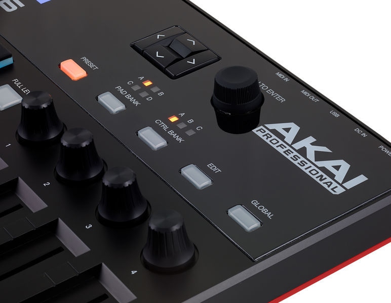 akai mpd 24 usb midi pad control unit