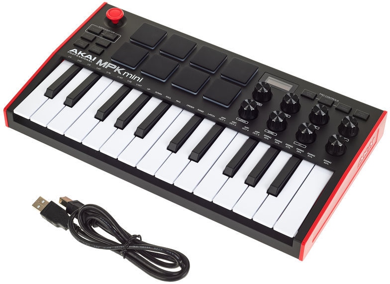 Akai mpk mini mk3 как подключить к звуковой карте