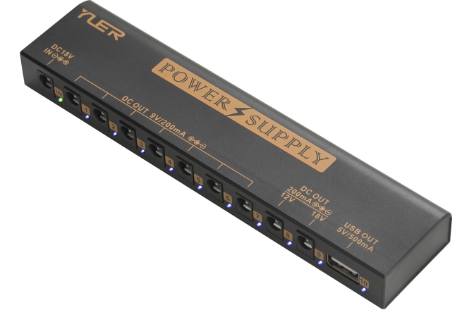 Alimentare multipla pedalboard YUER  PR-04 - Multi-Power Supply