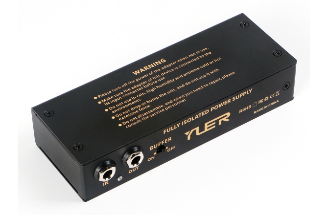 Alimentare multipla pedalboard YUER  PR-07 - Full Isolated Power Supply with Buffer