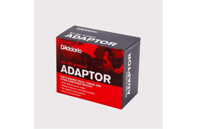 Alimentator 9 V Daddario 9V Power Adaptor F-Style Plug PW-CT-9VF