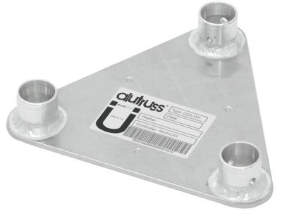 DECOLOCK DQ3S-WP Wall Mounting Plate bl