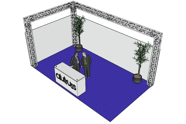 Truss set QUADLOCK 6082 L-Figure 7x4x3.5m (WxDxH) Truss set QUADLOCK 6082 L-Figure 7x4x3.5m (WxDxH)