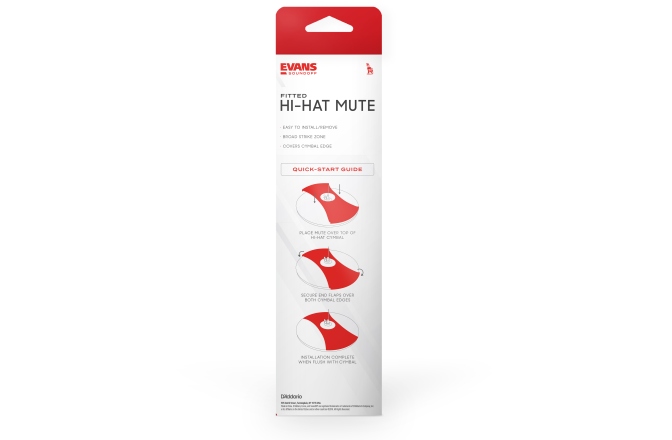 Amortizor cinele Evans SoundOff by EVANS Hi-Hat Mute 14"