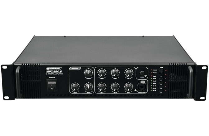 Amplificator 120V Omnitronic MPZ-350.6 PA Mixing Amplifier