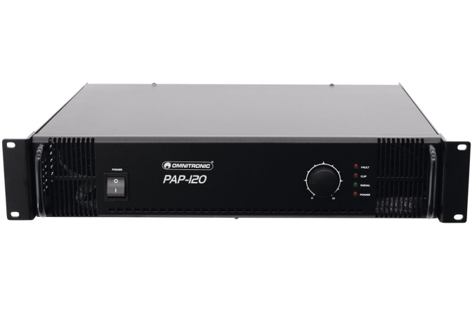 Amplificator 120V Omnitronic PAP-120 PA Amplifier