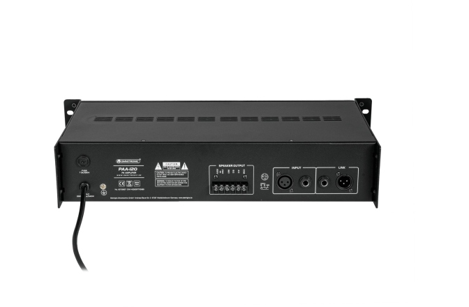Amplificator 120W Omnitronic PAA-120 PA Amplifier