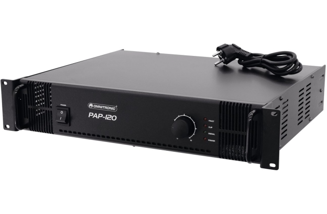 Amplificator 120W Omnitronic PAP-120 PA Amplifier