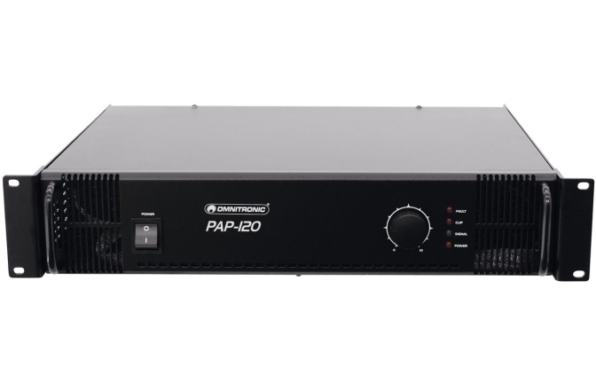 Amplificator 120W Omnitronic PAP-120 PA Amplifier