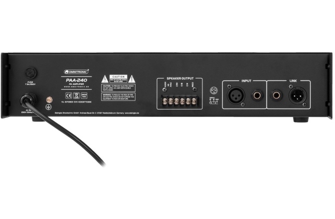 Ojačevalnik 240W Omnitronic PAA-240