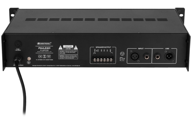 Ojačevalnik 240W Omnitronic PAA-240