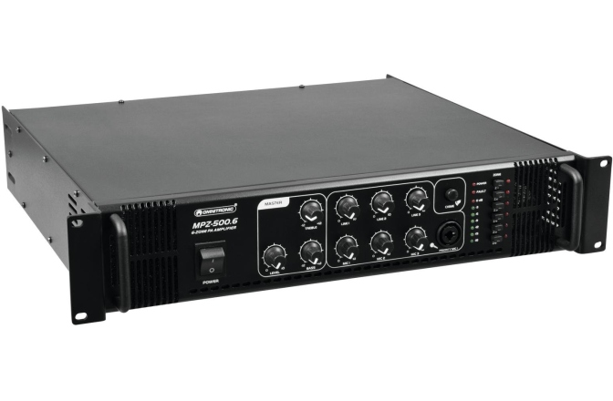 Amplificator 500W/6 zone Omnitronic MPZ-500.6 PA Mixing Amplifier