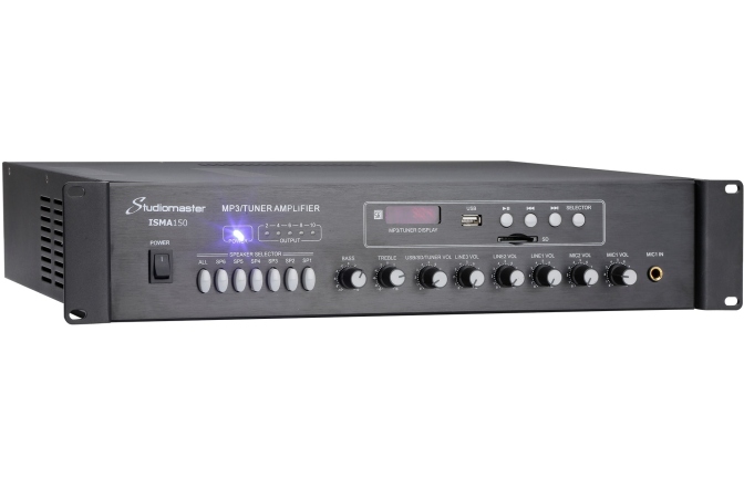 Amplificator 6 zone 150W Studiomaster ISMA 150