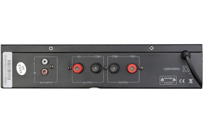 Amplificator 60W 4Ω/100V Bluetooth  Studiomaster ISMA 60 USB, SD, FM, Bluetooth