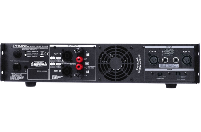 Amplificator audio Phonic MAX 1500 Plus