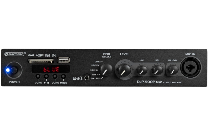 Amplificator compact stereo cu player + Bluetooth Omnitronic DJP-900P mk2