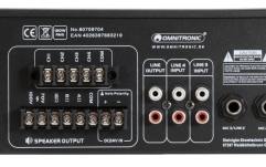 Amplificator cu 4 zone Omnitronic CPZ-120P PA Mixing Amplifier