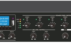 Amplificator cu 6 zone 240W CKS PAZ-2406 USB, SD, FM, Bluetooth