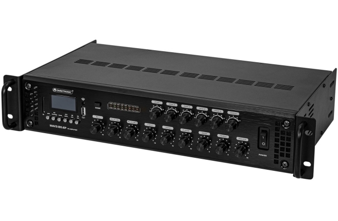 Amplificator cu 6 zone Omnitronic MAVZ-120.6P PA Mixing Amplifier