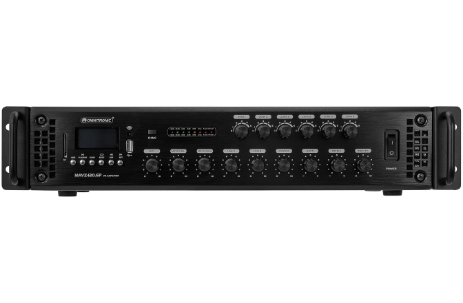 Amplificator cu 6 zone Omnitronic MAVZ-120.6P PA Mixing Amplifier