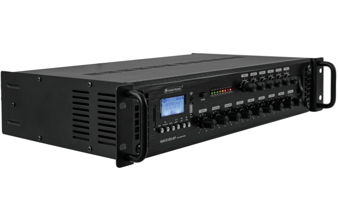 Amplificator cu 6 zone Omnitronic MAVZ-120.6P PA Mixing Amplifier