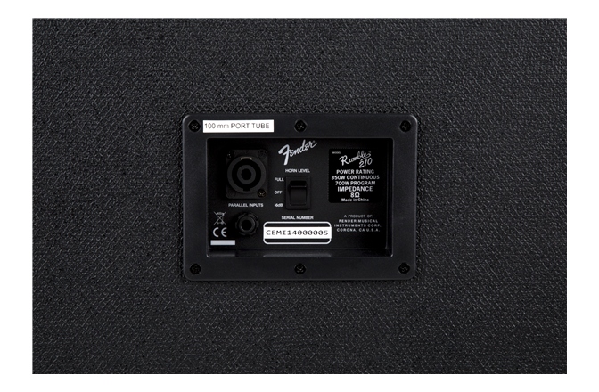 Amplificator de Bas Fender Rumble™ 210 Cabinet (V3) Black/Black