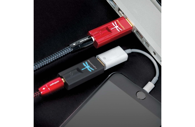 Amplificator de casti si DAC  Audioquest DragonFly Red