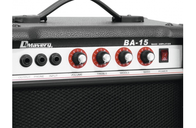 Amplificator de chitară bass Dimavery BA-15 Bass amplifier 15W black