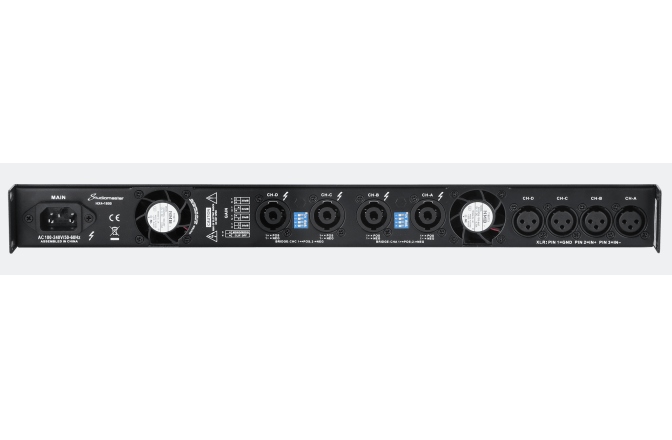 Amplificator digital de putere Studiomaster HX4-1800