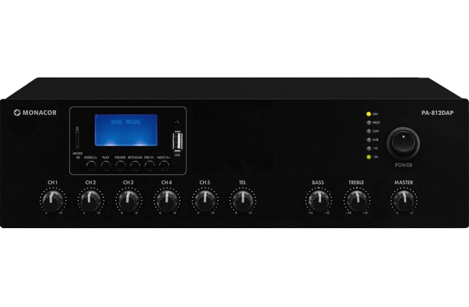 Amplificator-mixer  Monacor PA-812DAP