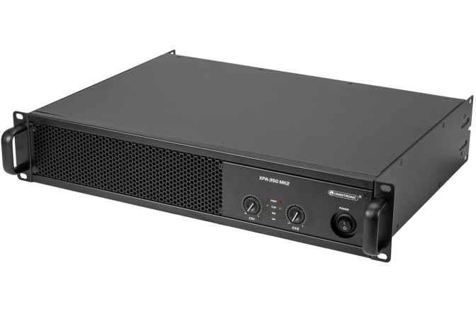 Amplificator PA cu două canale și  limitator Omnitronic XPA-350 mk2