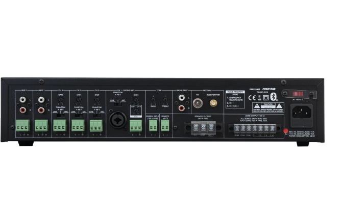 Amplificator PA Fonestar	 PROX-240Z Bluetooth/USB/FM