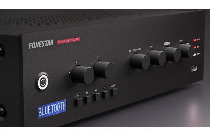 Amplificator PA Fonestar	 PROX-60Z Bluetooth/USB/FM