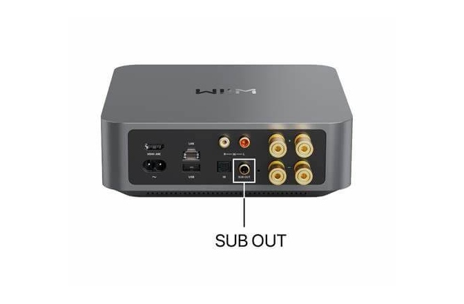 Amplificator stereo compact WiiM AMP Dark Grey