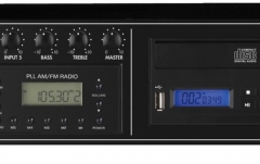 Amplimixer cu CD player și radio Monacor PA-8120RCD