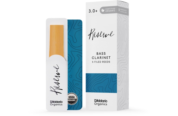 Ancie Clarinet Bas Daddario Woodwinds Organic Reserve Bass Clarinet Strength 3.0+