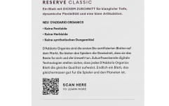 Ancie clarinet Daddario Woodwinds Organic Reserve Classic Deutsche  Strength 4.0 