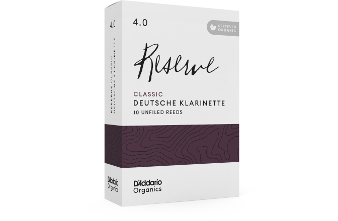Ancie clarinet Daddario Woodwinds Organic Reserve Classic Deutsche  Strength 4.0 