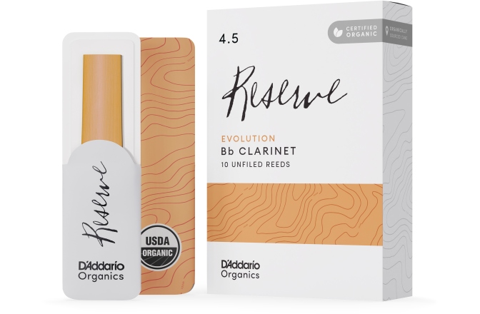 Ancie clarinet Daddario Woodwinds Organic Reserve Evolution Bb Clarinet Strength 4.5 