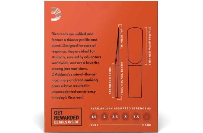 Ancie clarinet Daddario Woodwinds Rico Eb Clarinet 3